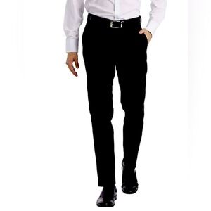 Calvin Klein Size 34W 30L STRAIGHT FIT New Pants black pockets men